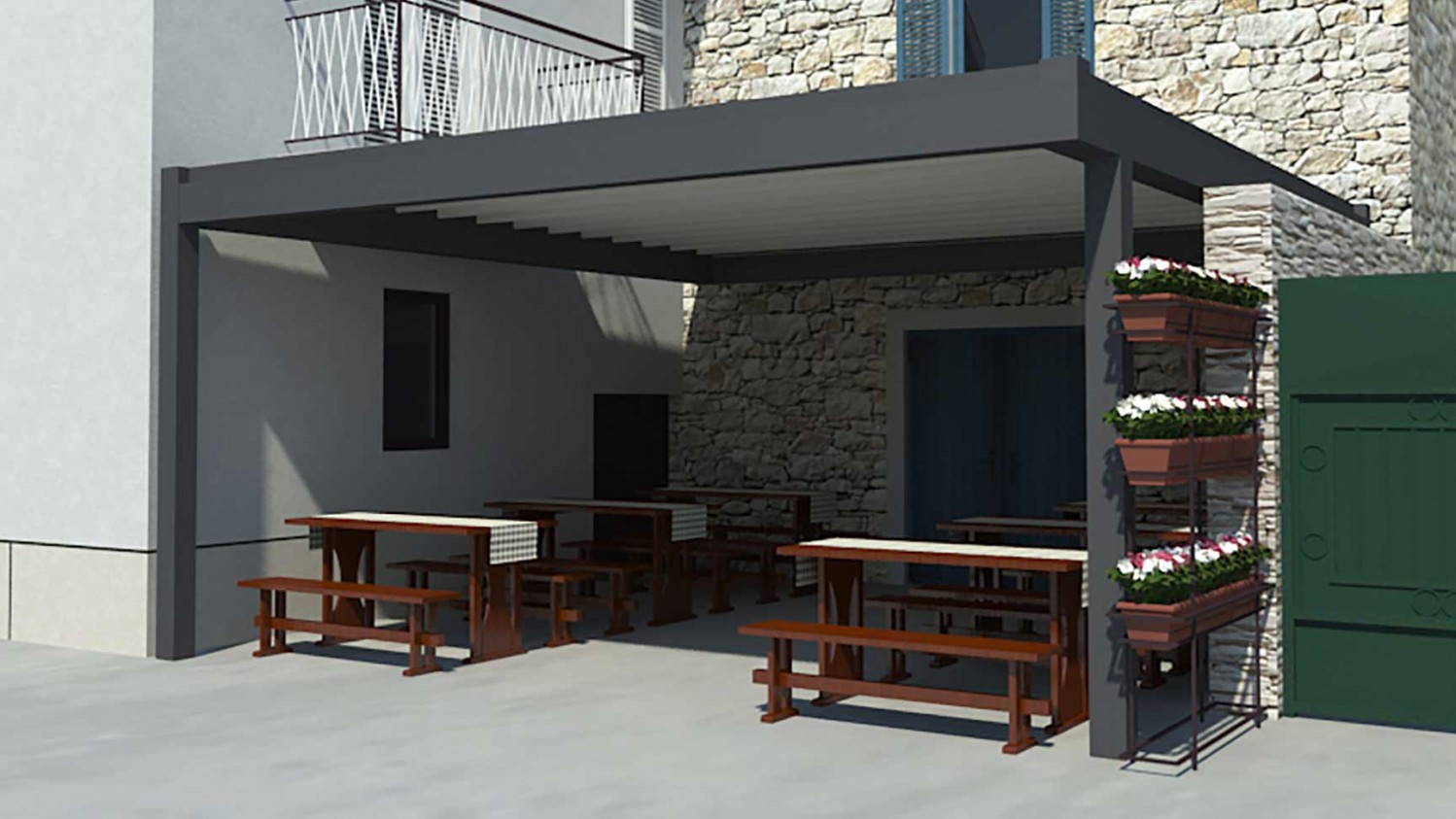 Pergola Rialto v Biogradu na Moru